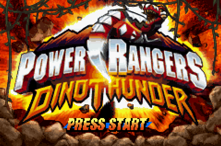 Power Rangers Dino Thunder Title Screen